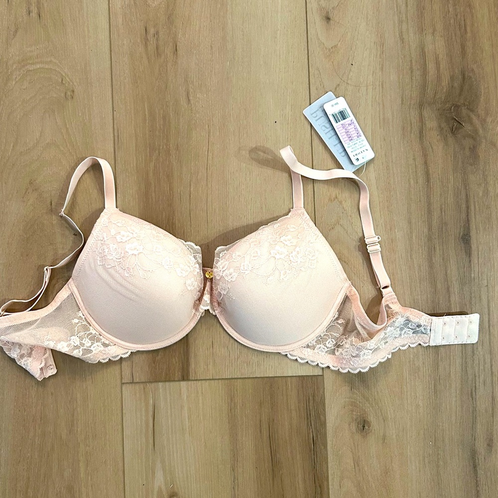 Natori Push Up Lace Women's Bra in Soft Pink